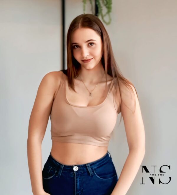 Solid Crop Top - Image 4