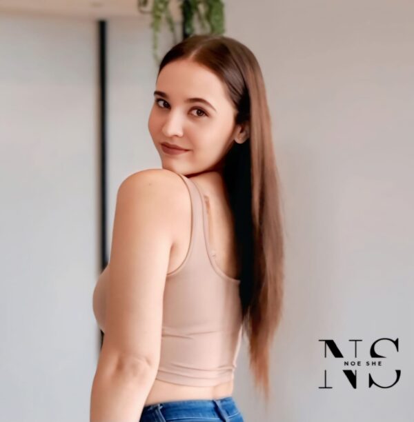 Solid Crop Top - Image 2