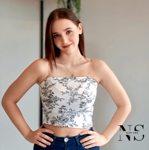 Floral Tube Top - Image 4