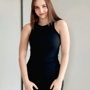 Round Neck Mini Dress