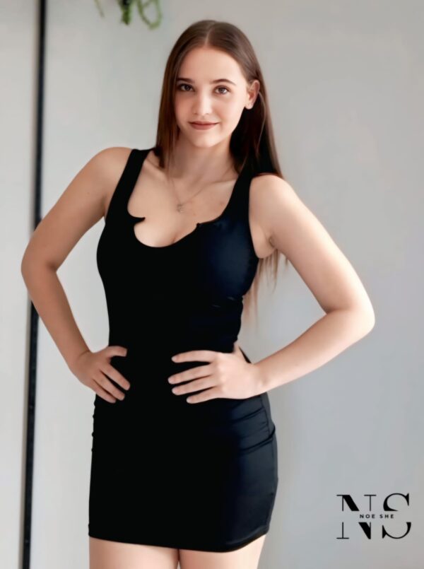 Sexy Thick Strap Dress - Image 3