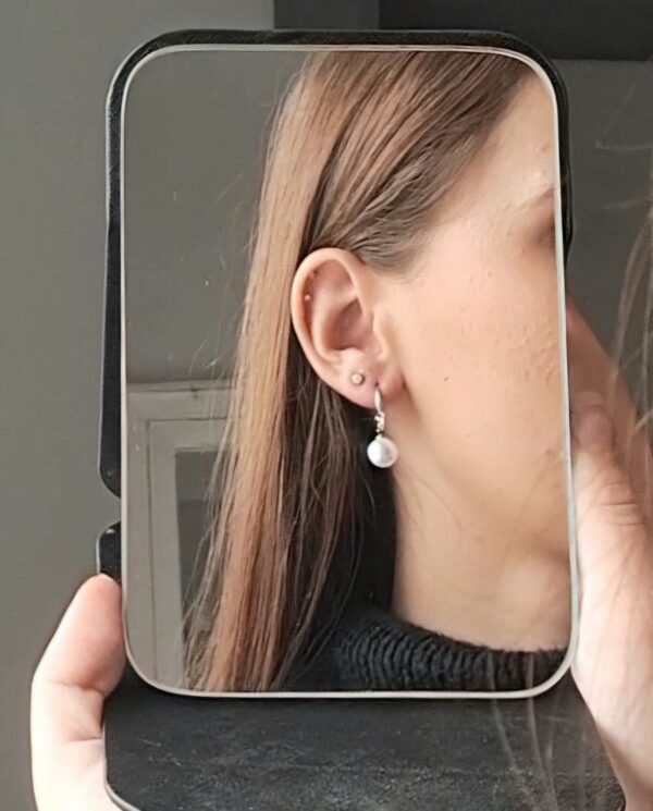 Faux Pearl ss925 Earring - Image 2