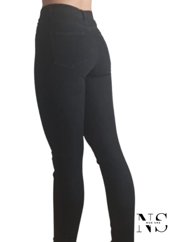 Uniqlo Black Skinny High Rise Jean - Image 2