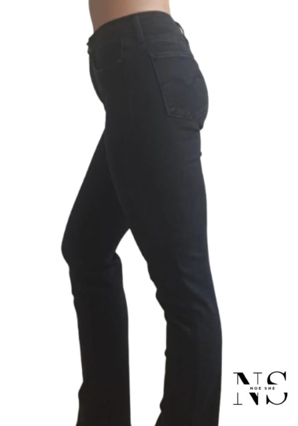Levi Black Skinny Mid Rise Jean - Image 3