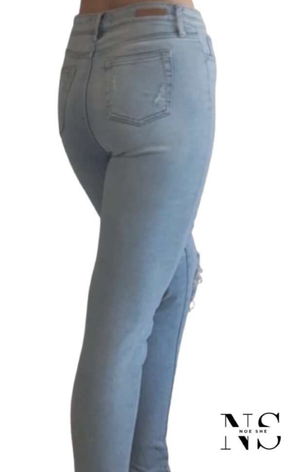 Articles of Society Blue Ripped High Rise Jean - Image 2