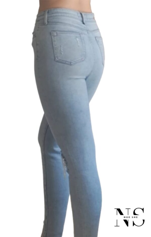 Articles of Society Blue Ripped High Rise Jean - Image 3