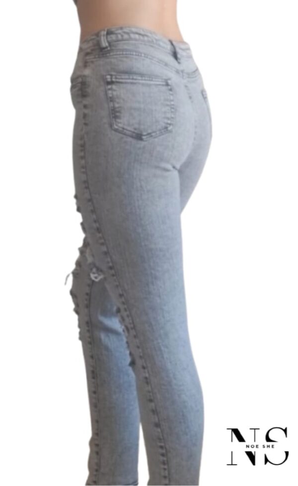 Hayley Skinny Mid Rise Ripped Jean - Image 3