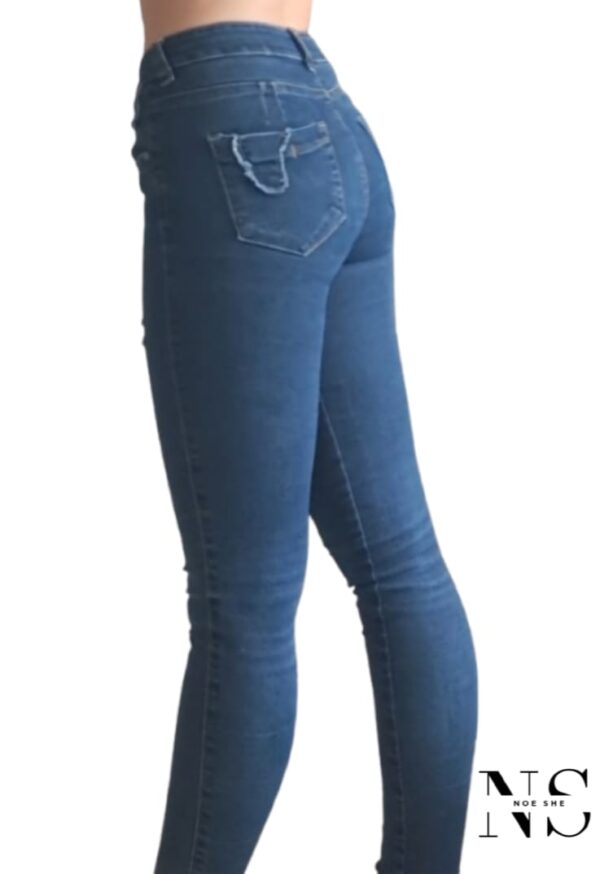 TXN Skinny Ripped Mid Rise Jean - Image 2