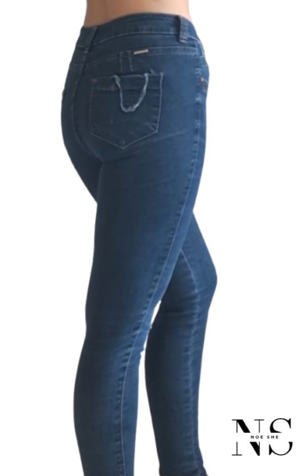 TXN Skinny Ripped Mid Rise Jean - Image 3