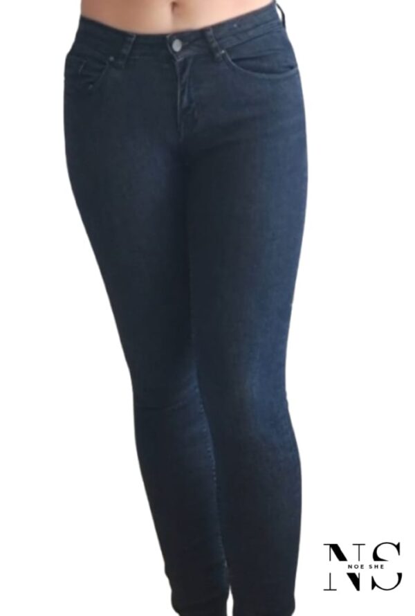 SABA Dark Skinny Mid Rise Jean