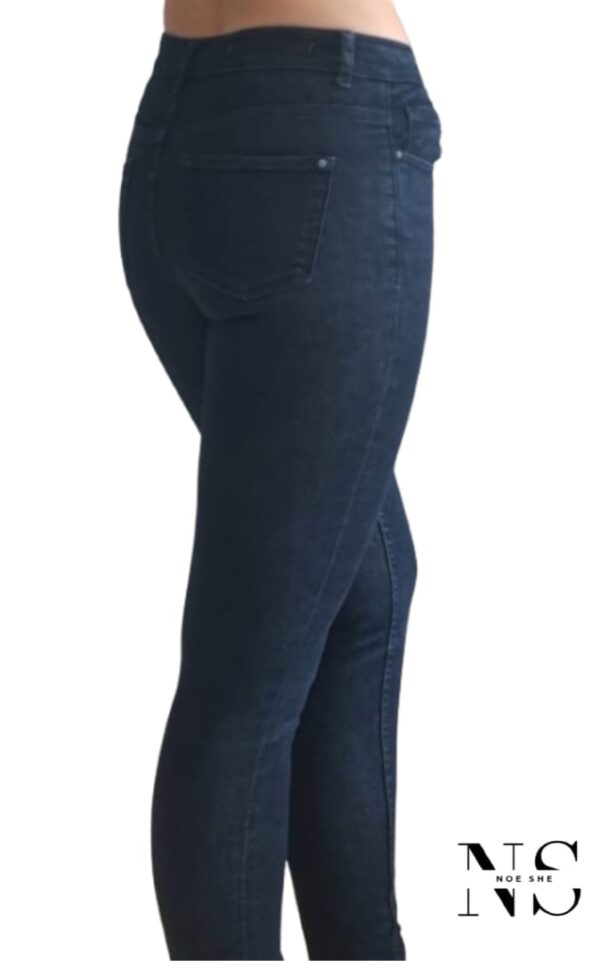 SABA Dark Skinny Mid Rise Jean - Image 3