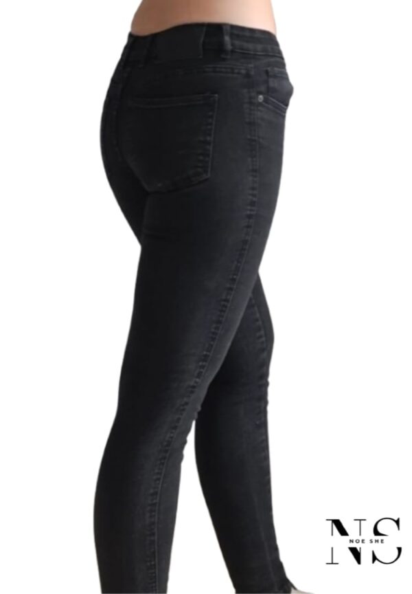 Breakers Black Skinny Low Rise Jean - Image 2