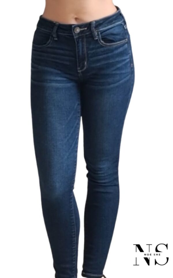 American Eagle Dark Skinny Mid Rise Jean