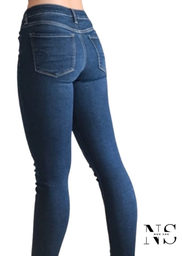 American Eagle Dark Skinny Mid Rise Jean - Image 4
