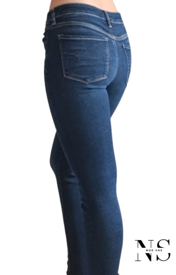 American Eagle Dark Skinny Mid Rise Jean - Image 3