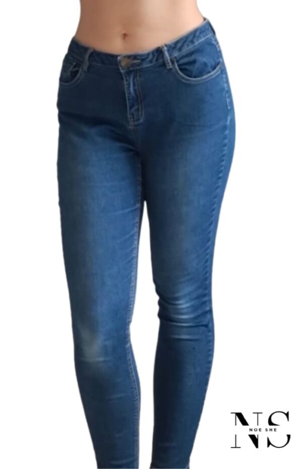 Anko Blue Skinny Mid Rise Jean