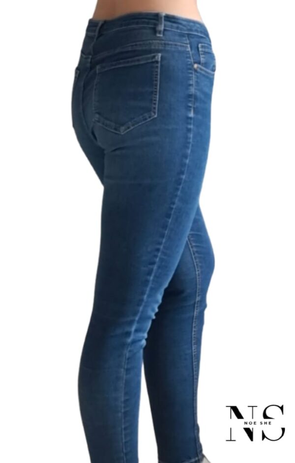 Anko Blue Skinny Mid Rise Jean - Image 3
