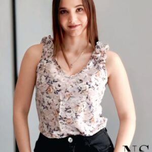 Floral Ruffle Blouse