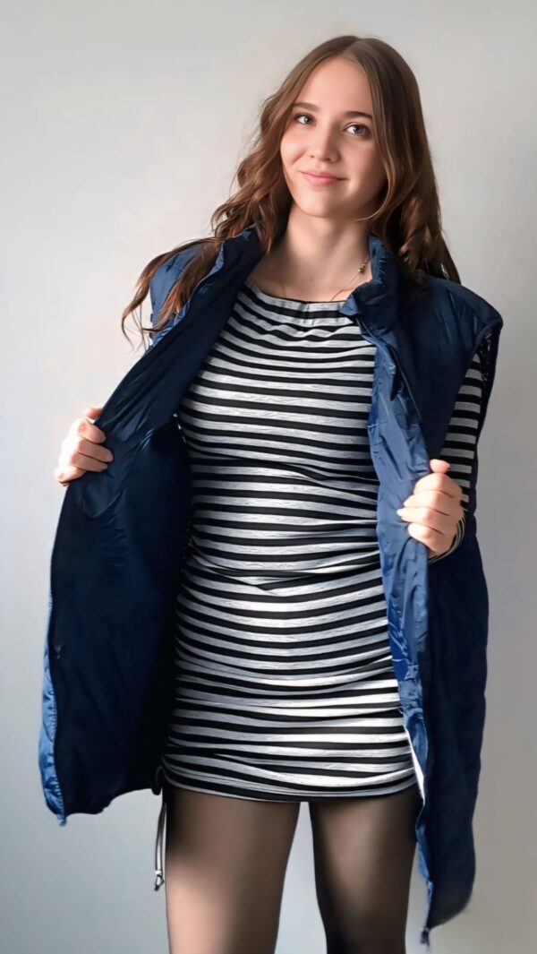 Blue Puffer Sleeveless - Image 3