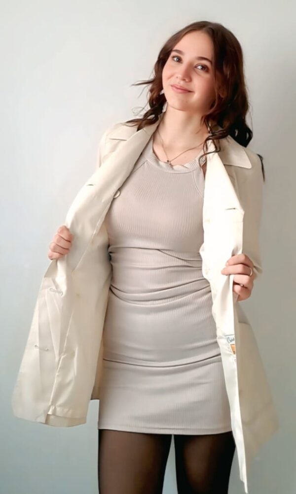 Light Ladies Coat - Image 3