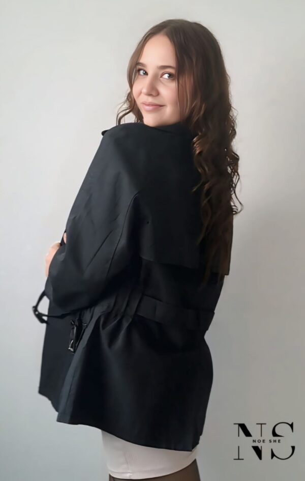 Ladies Coat Black - Image 4