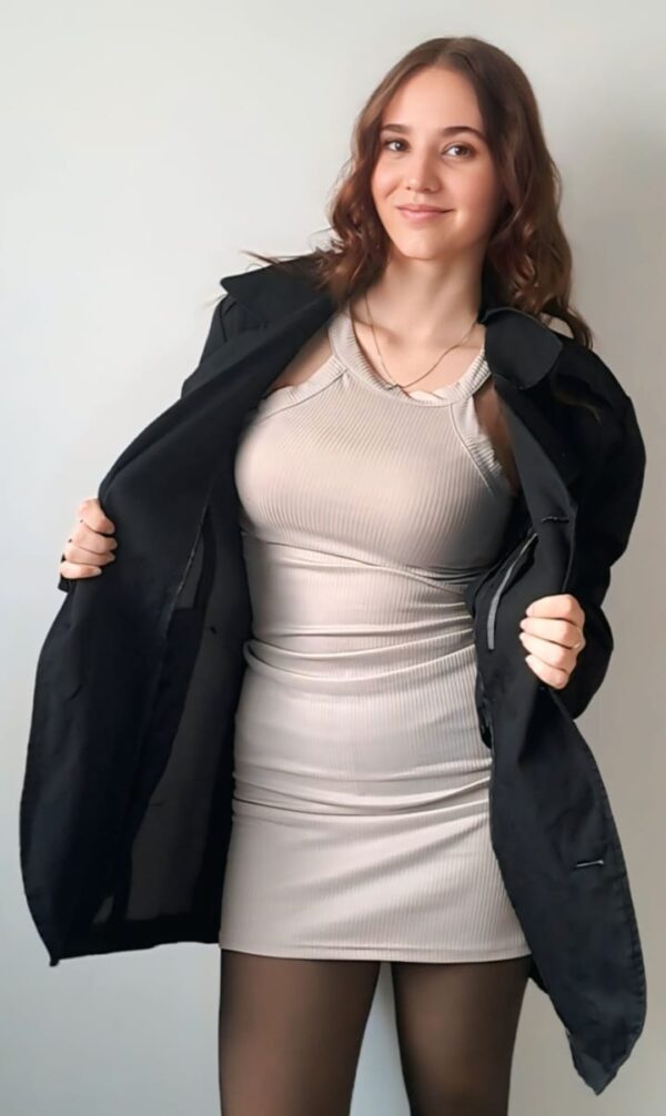 Mid Length Ladies Coat - Image 2