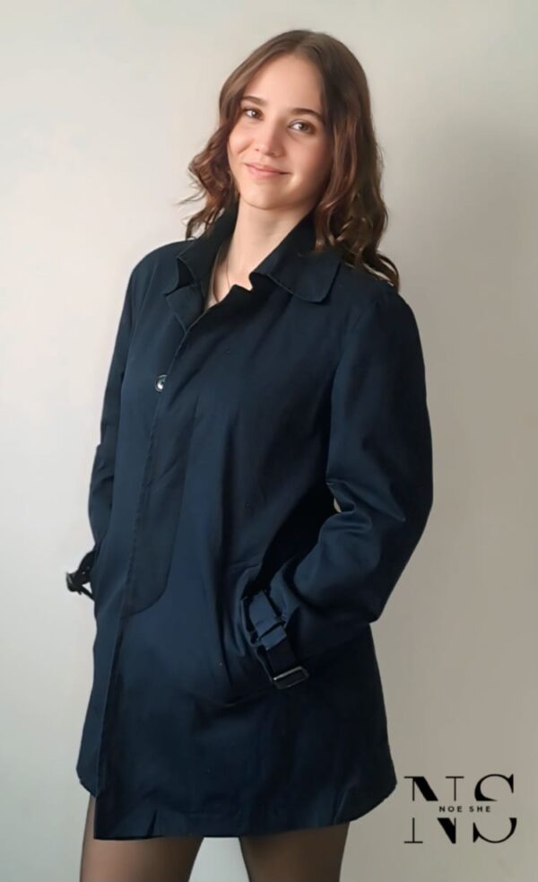 Navy Blue Ladies Coat