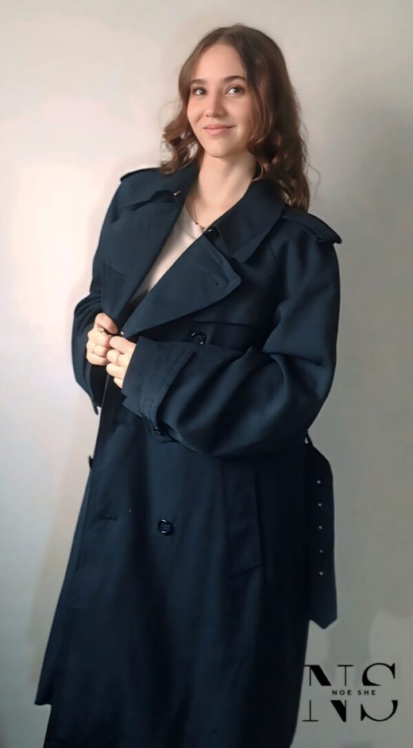 Heavy Navy Ladies Coat