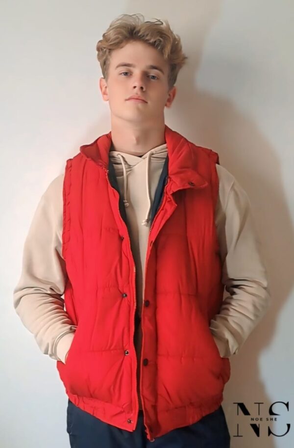 Red Puffer Sleeveless