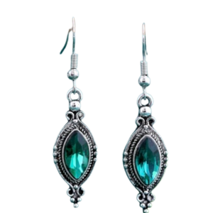 Crystal Rhombus Earring