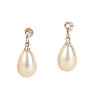 Teardrop Faux Pearl Earring