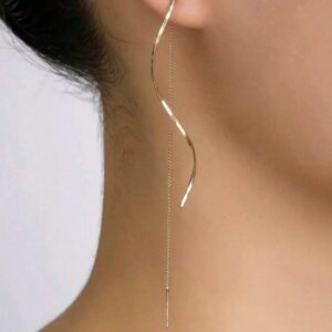 Long Spiral Tassel Gold