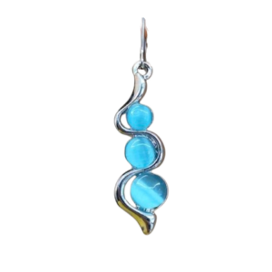 Wavy Cat Eye Earring