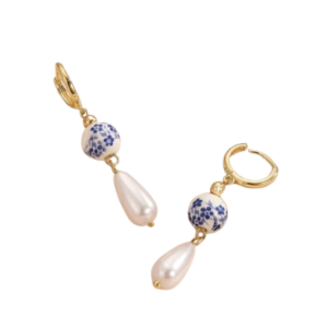 Chinoiserie Pearl Earring