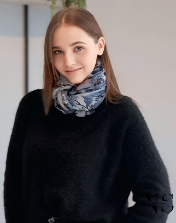 Flower Print Scarf - Image 3