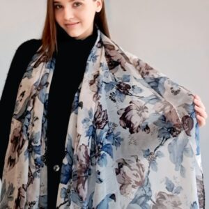 Flower Print Scarf