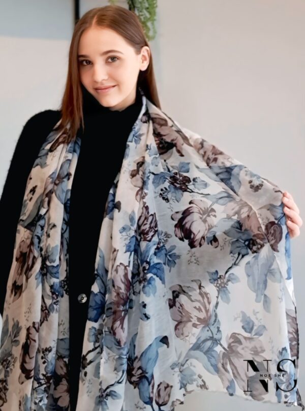 Flower Print Scarf