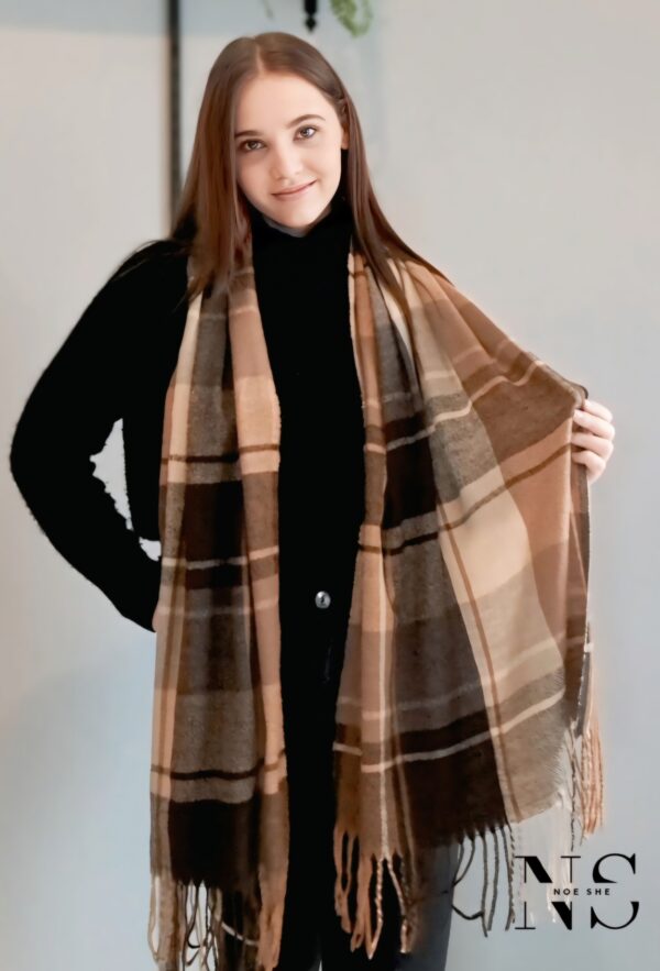 Retro Plaid Scarf