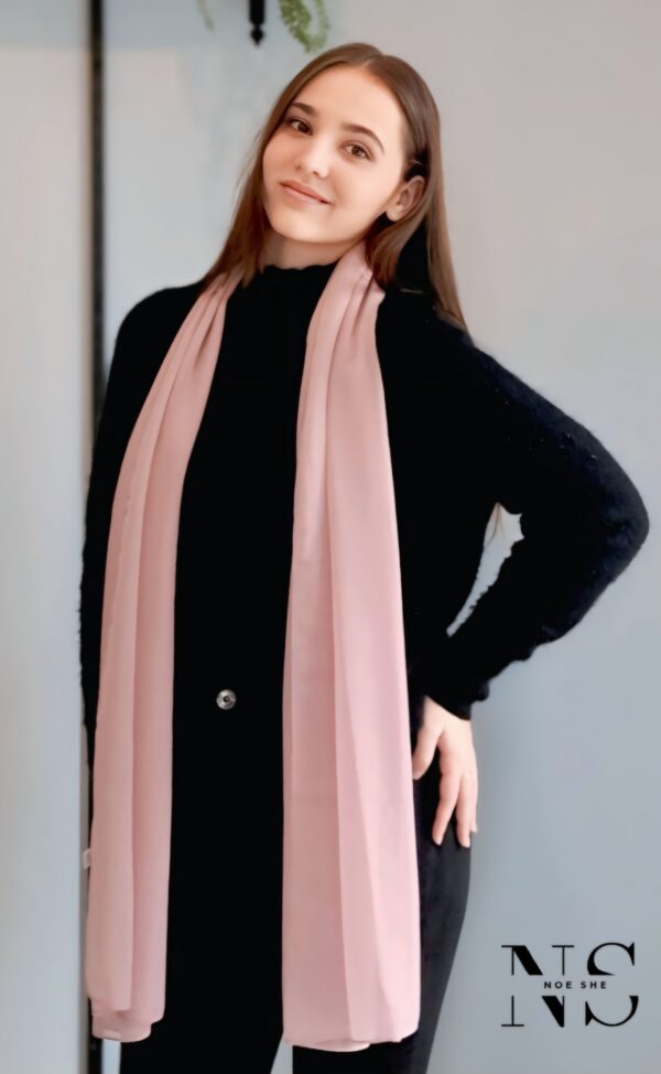 Simple Scarf Dusty Pink - Image 2