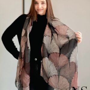 Leaf Print Scarf