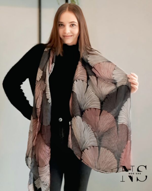 Leaf Print Scarf