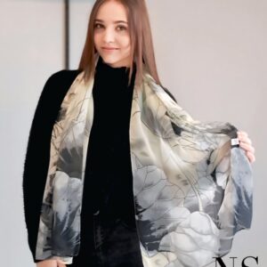 Green Chiffon Scarf